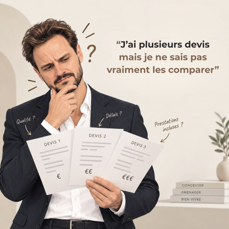 Conseil Genev Intérieurs : J'ai plusieurs devis mais je ne sais pas vraiment les comparer