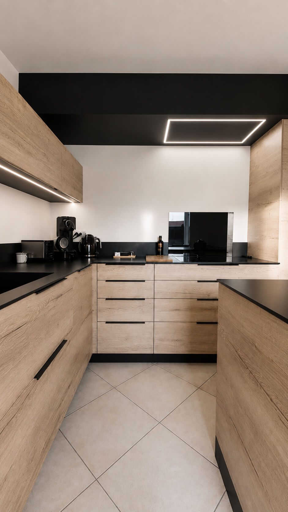 Cuisine sur mesure, projet Distinction — vue principale