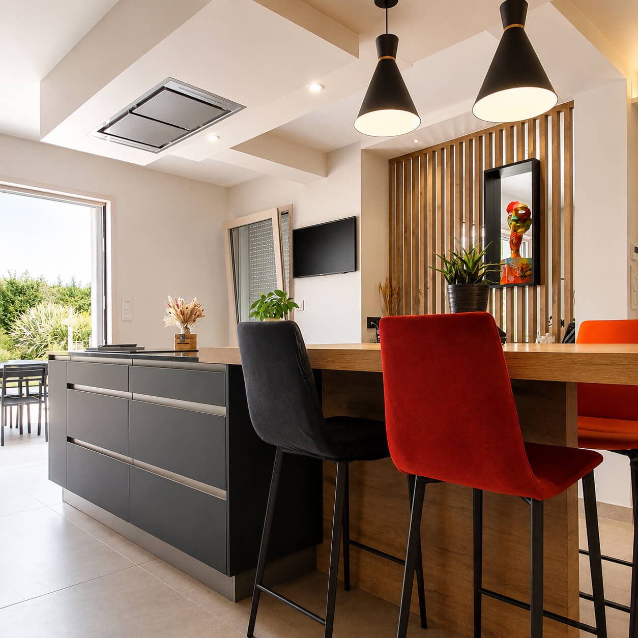 Cuisine sur mesure, projet Intemporel — vue principale